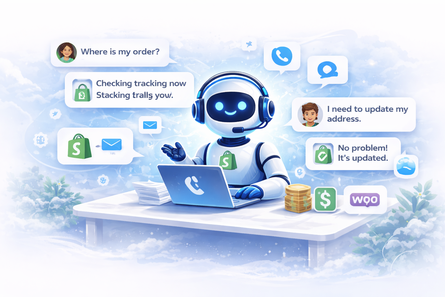 image of automated query handling